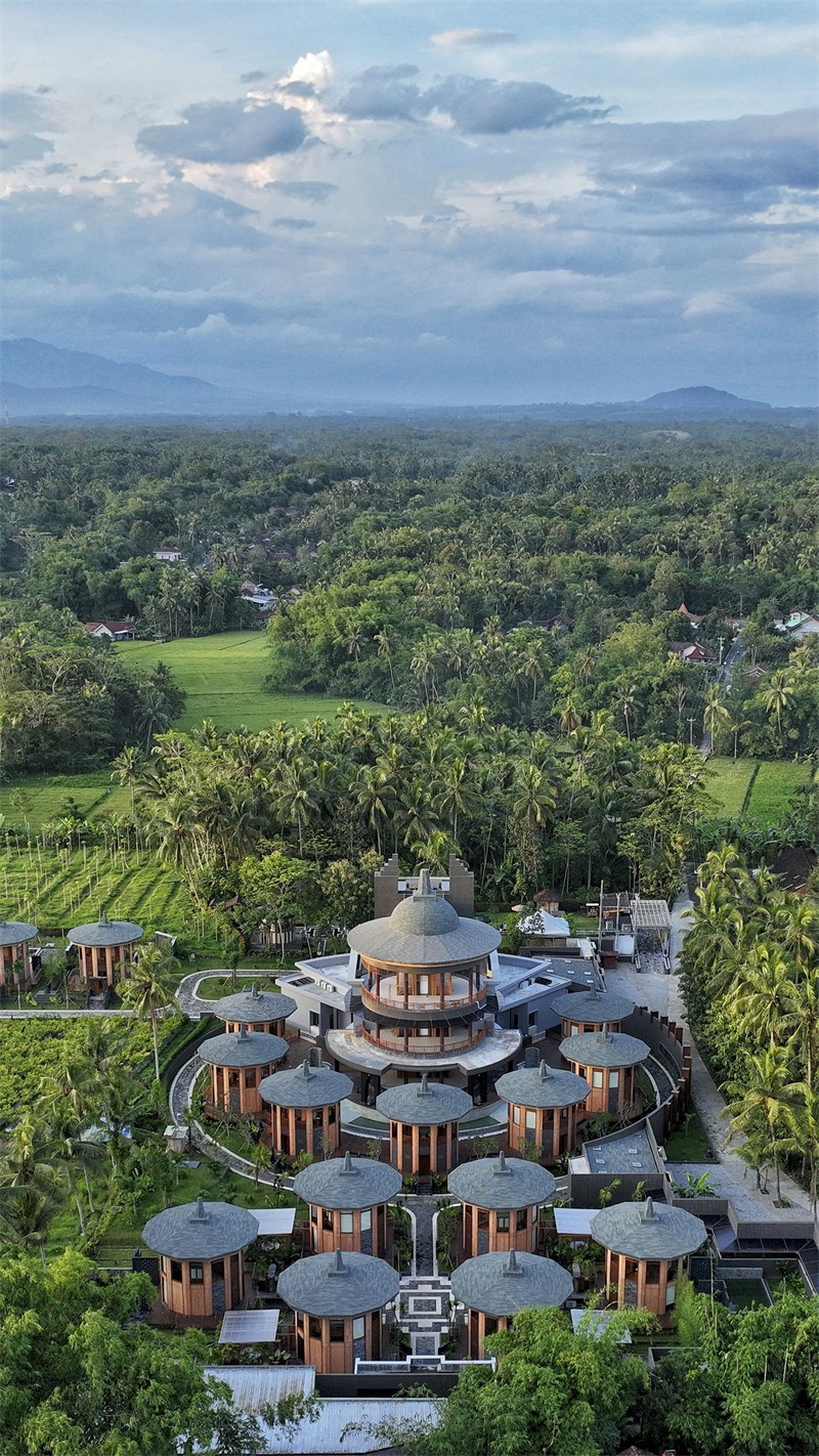 以寺院為靈感 Le Temple Borobudur 度假酒店設(shè)計(jì)